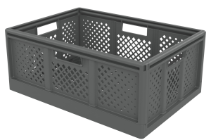Casier Fold'N Store L Gris L.54,6 x l.38,6x H. 22,6 cm